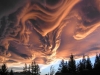 뉴질랜드에 나타난 악마구름